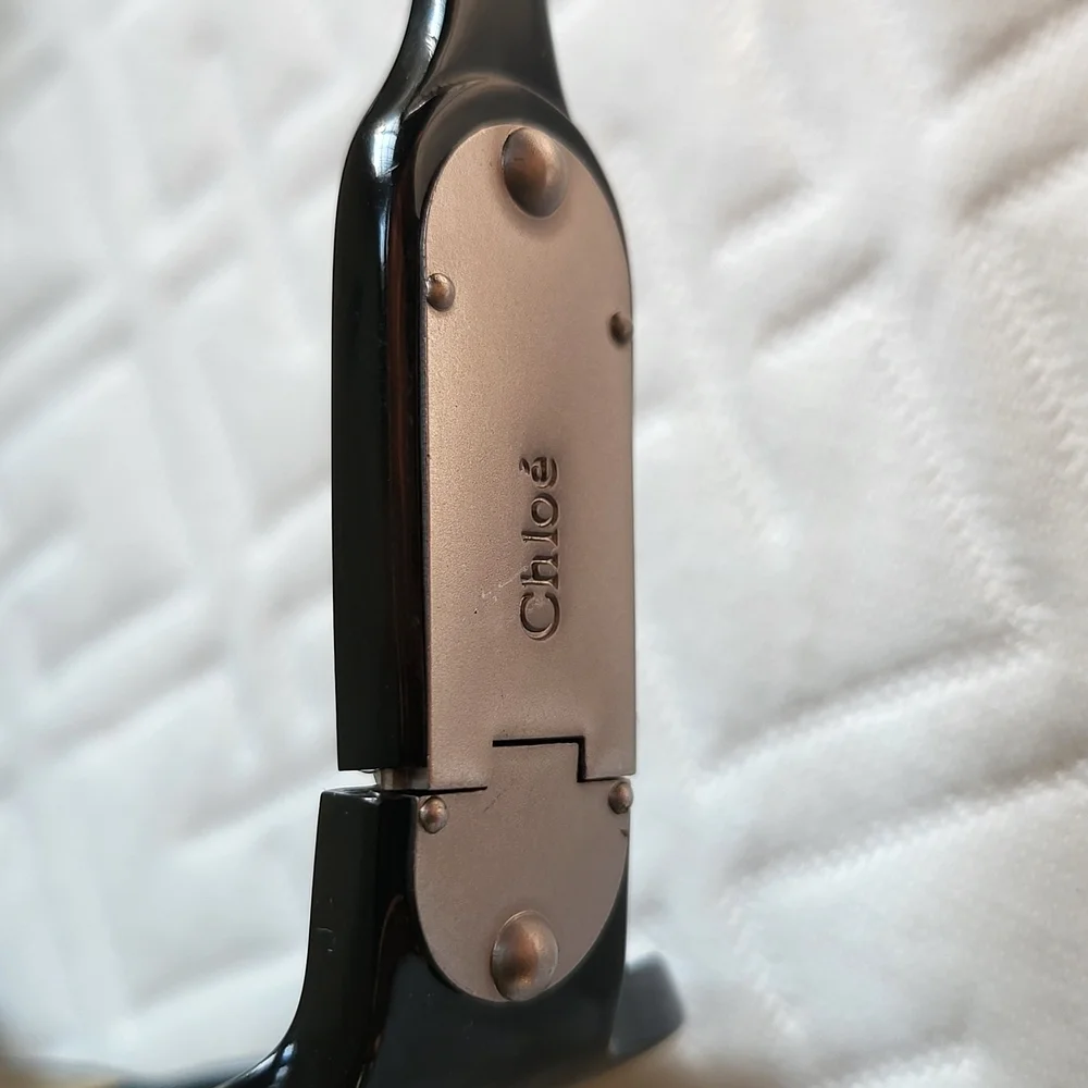 Chloe Gayia Black Sunglasses..w/COA.
